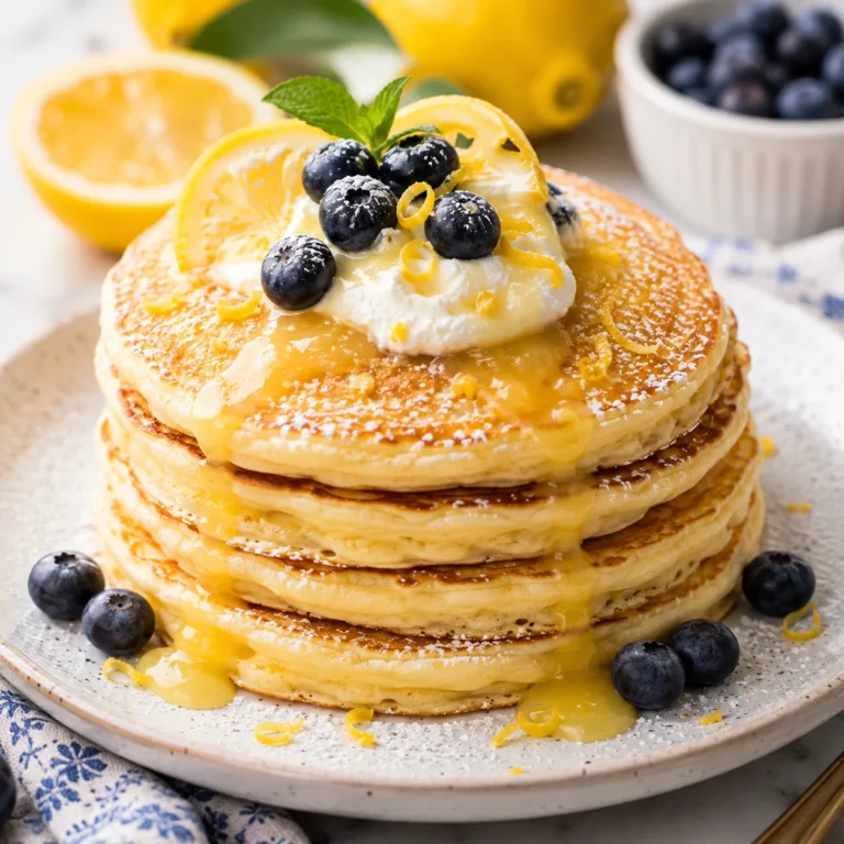 Fluffy Lemon Ricotta Pancakes